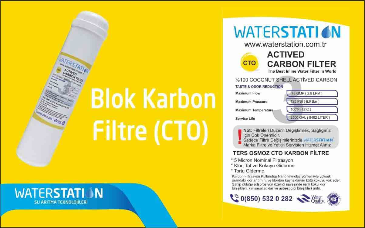 Blok Karbon CTO Filtre Nedir?